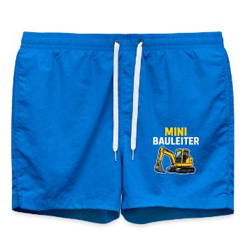 Directeur de construction – Excavator Chemise Enfant - Short de bain - cobalt blue - Devant