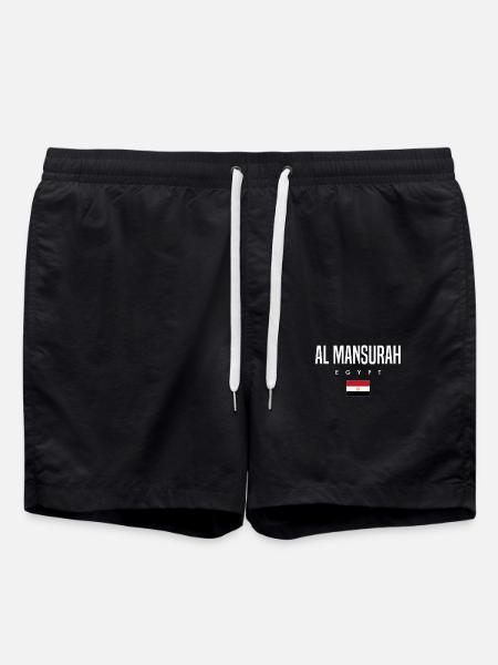 Al Mansurah Egypt - Swim Trunks - black