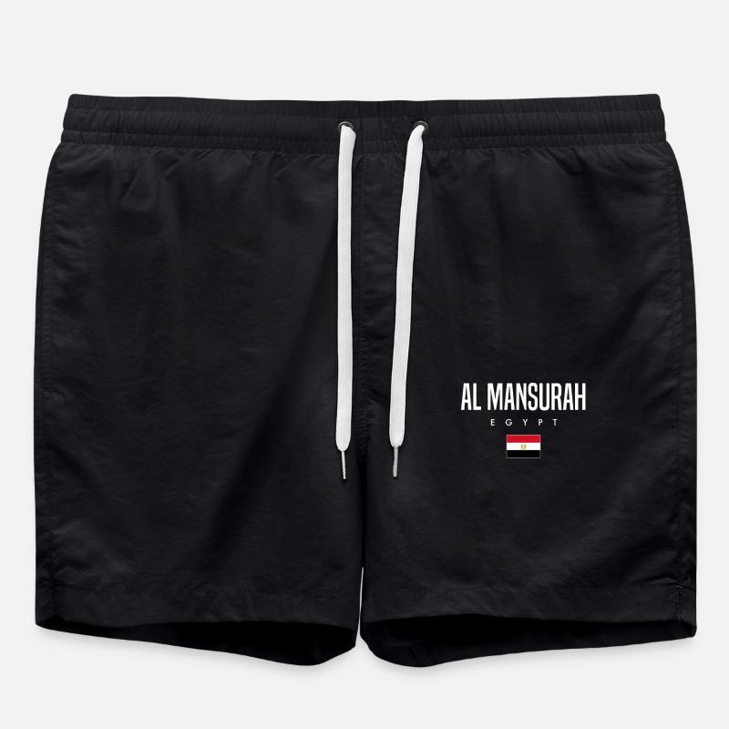 Al Mansurah Egypt - Swim Trunks - black