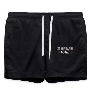 Ultraschall - Badeshorts - Schwarz - Vorne - AI Model Male 185 light (185cm)