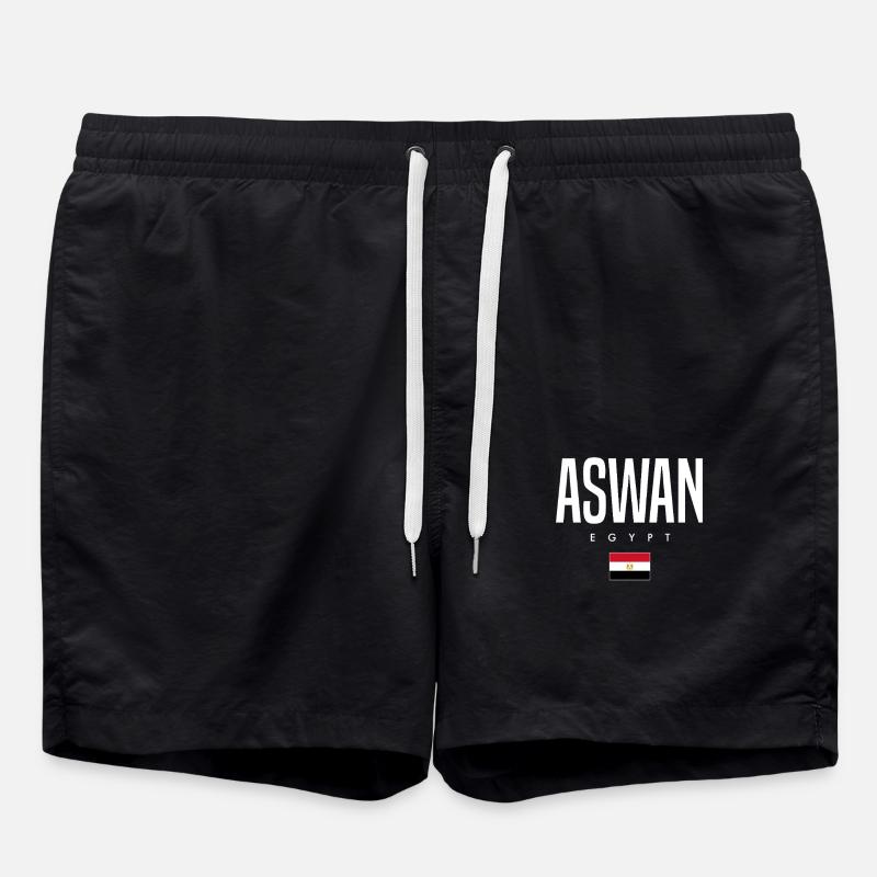 Aswan, Egypt - Swim Trunks - black