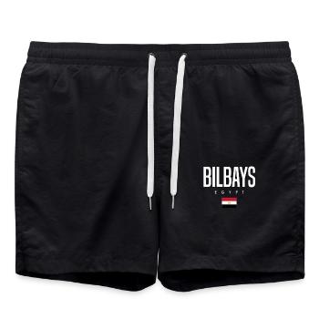Bilbays, Égypte - Short de bain - noir - Devant - AI Model Male 185 light (185cm)