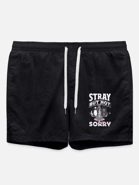 Support local street cats - Swim Trunks - black