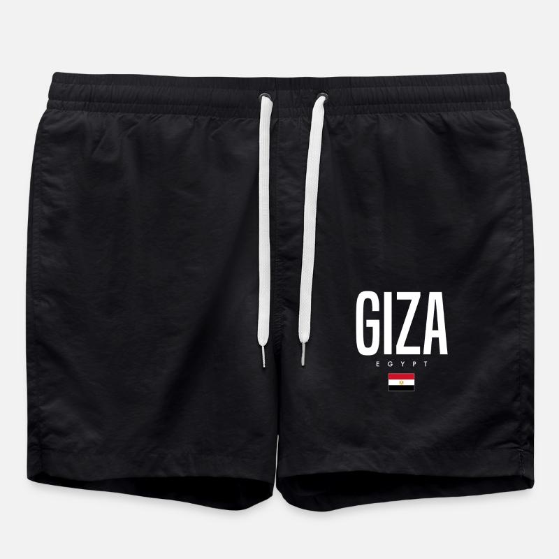 Giza Egypt - Swim Trunks - black