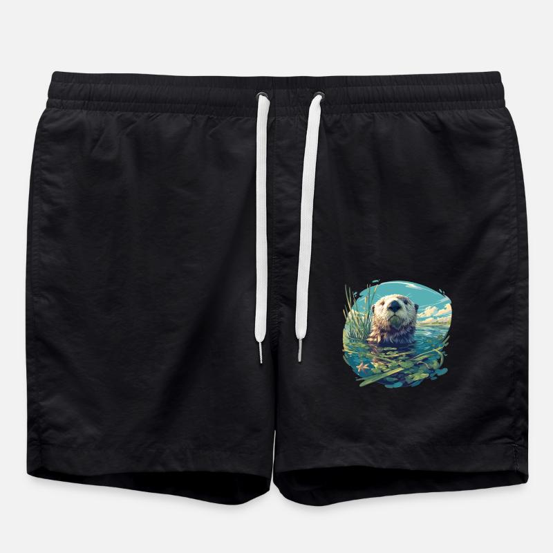 Loutre de mer - Short de bain - noir