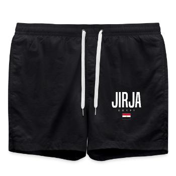 Jirja, Égypte - Short de bain - noir - Devant - AI Model Male 185 light (185cm)