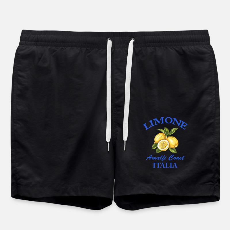 Lemon Zitrone Italia - Badeshorts - Schwarz
