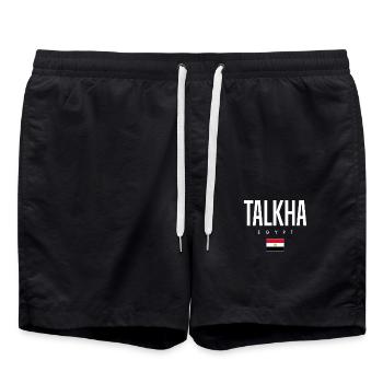 Talkha Égypte - Short de bain - noir - Devant - AI Model Male 185 light (185cm)
