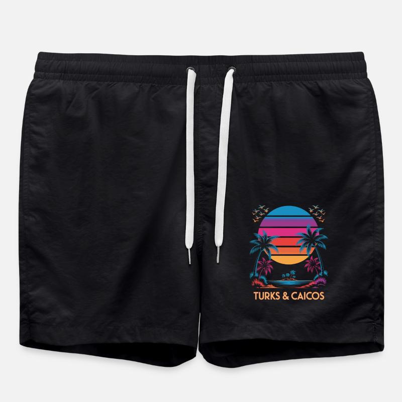 Turks- und Caicosinseln - Badeshorts - Schwarz