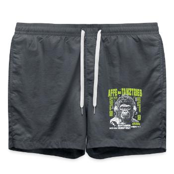 Sound Tolle Shirt : Gorilla s’acclame du rythme - Short de bain - charbon - Devant - AI Model Male 185 light (185cm)