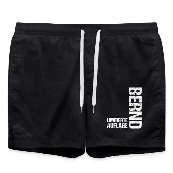 Bernd - Short de bain - noir - Devant - AI Model Male 185 light (185cm)