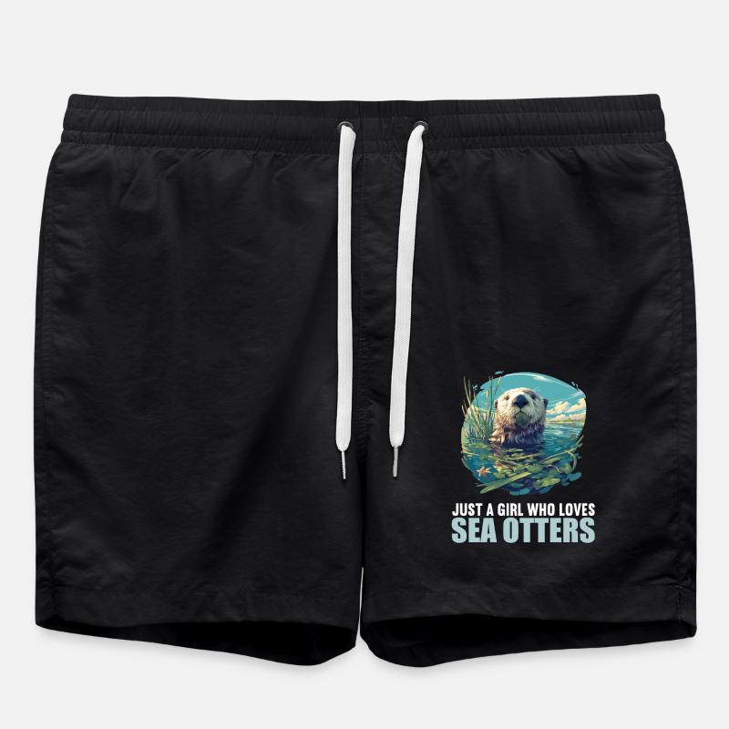 Loutre de mer - Short de bain - noir