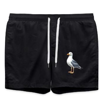 Mouettes Mouette - Short de bain - noir - Devant - AI Model Male 185 light (185cm)