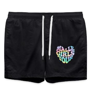 Malle Girls Tour - Swim Trunks - black - Front - AI Model Male 185 light (185cm)