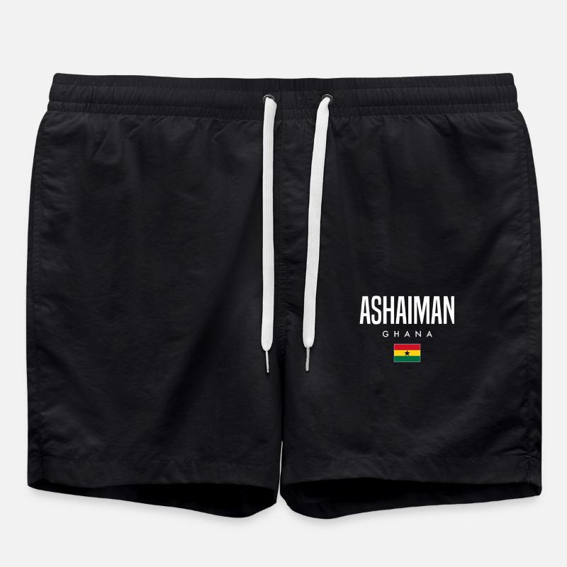 Ashaiman Ghana - Badeshorts - Schwarz
