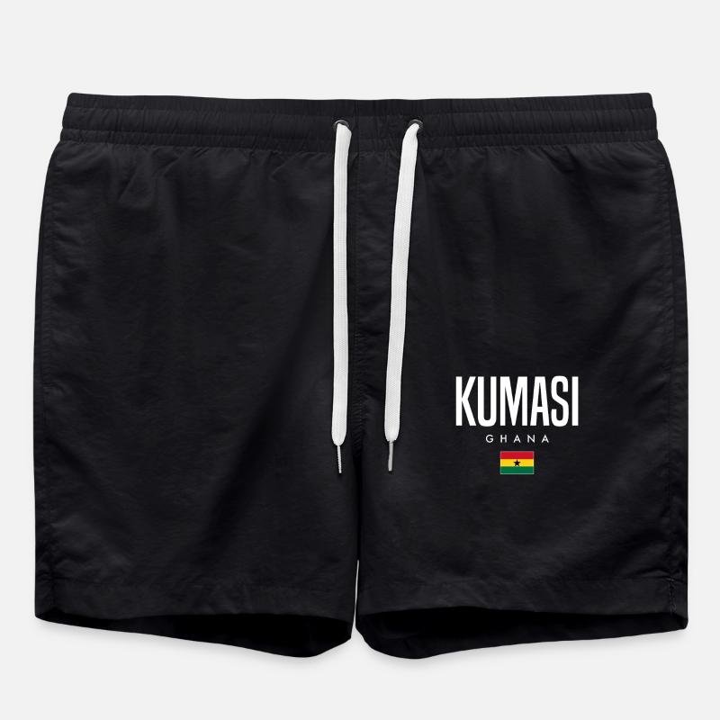Kumasi, Ghana - Swim Trunks - black