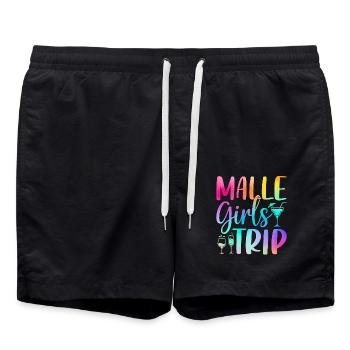 Voyage Malle Girls - Short de bain - noir - Devant - AI Model Male 185 light (185cm)
