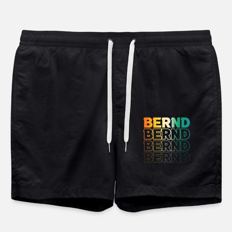 Bernd - Badeshorts - Schwarz