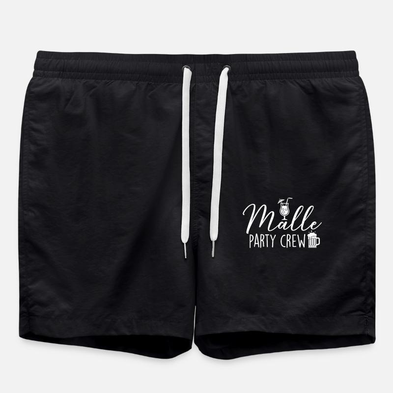 Malle Party Crew - Swim Trunks - black