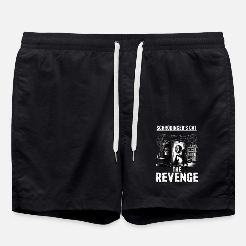 Schroedinger's cat Revenge - Swim Trunks - black