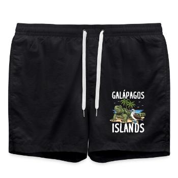 Galapagos Islands - Badeshorts - Schwarz - Vorne - AI Model Male 185 light (185cm)