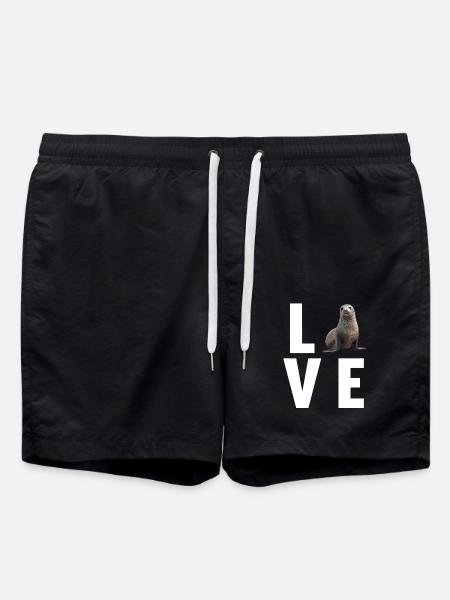 Seals, Seal - Swim Trunks - black