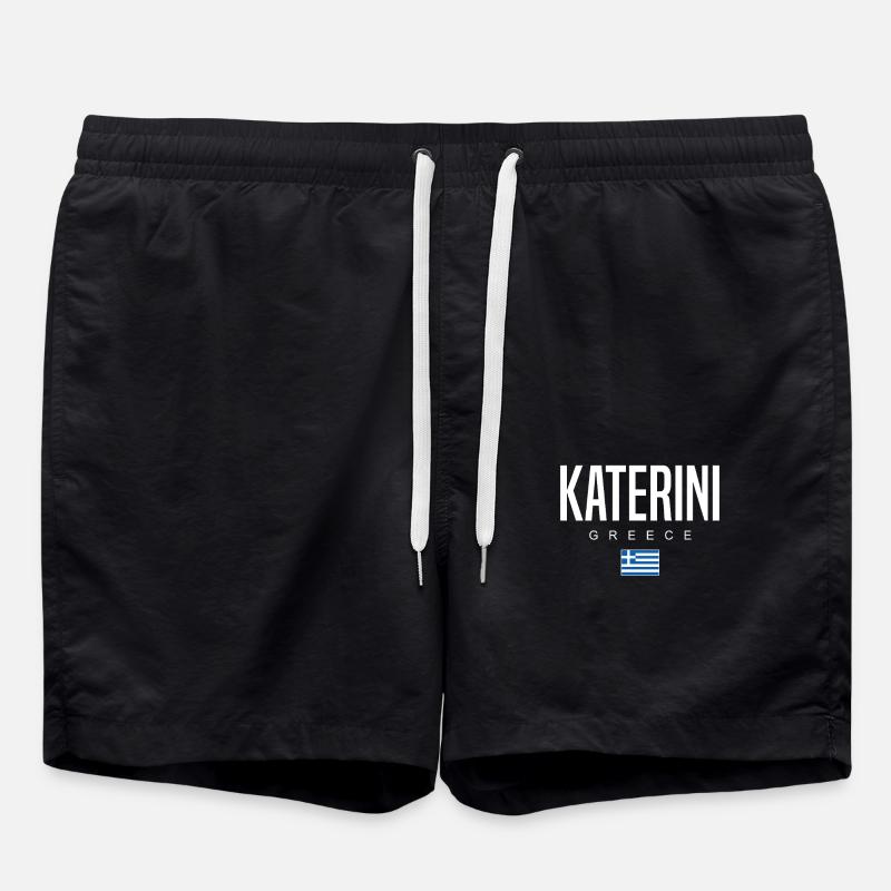 Katerini, Grèce - Short de bain - noir