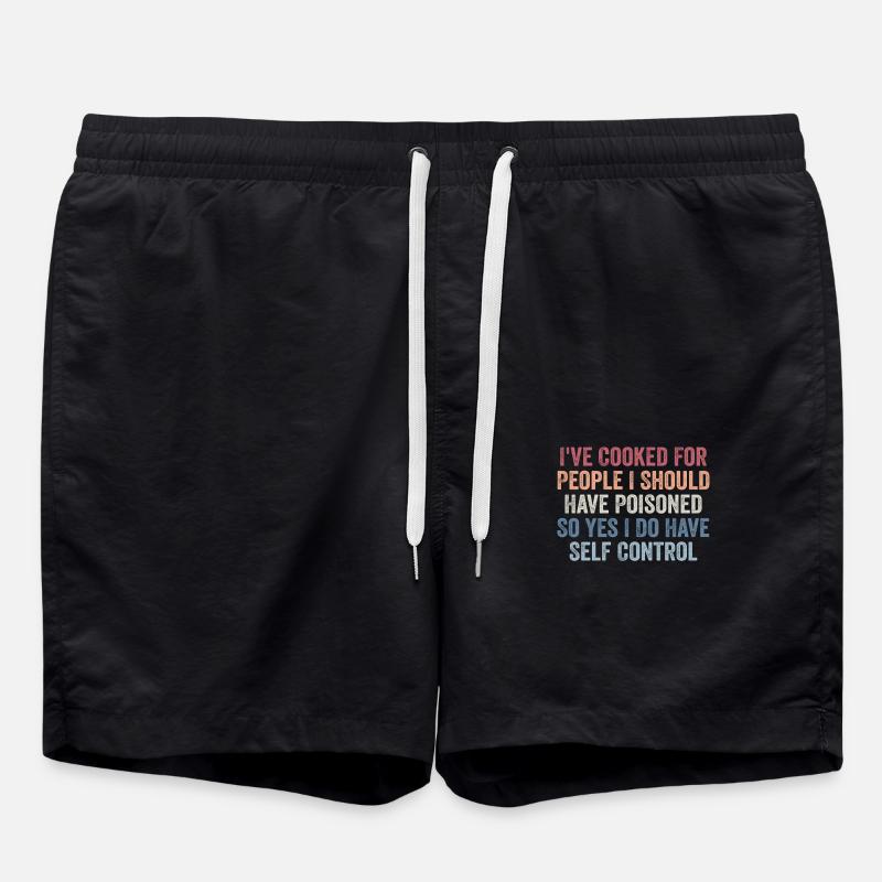 Funny - Swim Trunks - black