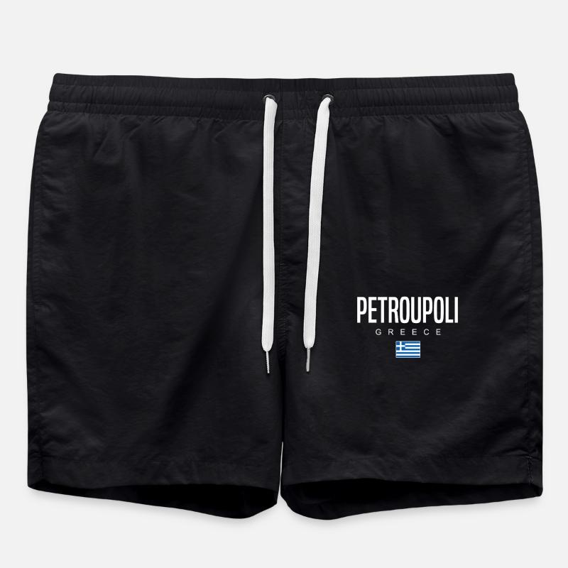 Petroupoli, Grèce - Short de bain - noir