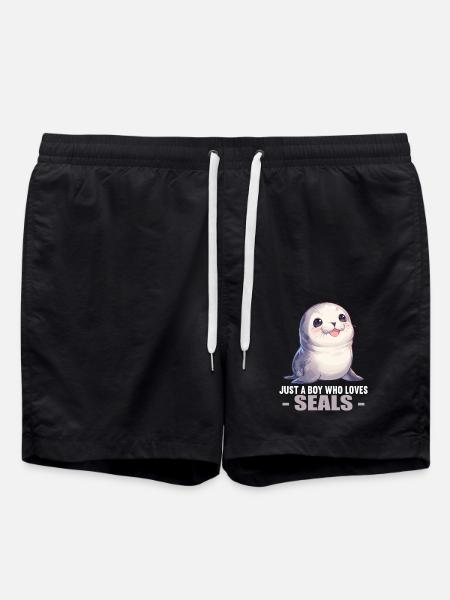 Joints, Phoque - Short de bain - noir