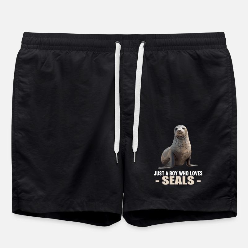 Joints, Phoque - Short de bain - noir