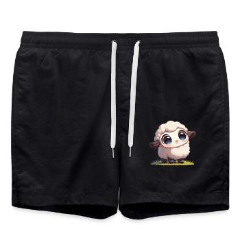 Mouton Mouton - Short de bain - noir - Devant - AI Model Male 185 light (185cm)