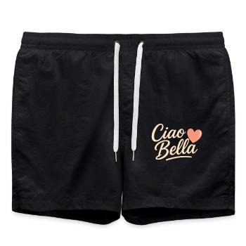 Ciao Bella - Short de bain - noir - Devant - AI Model Male 185 light (185cm)