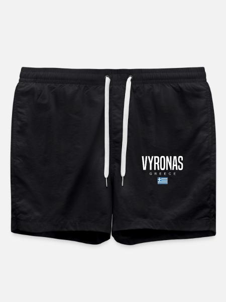 Vyronas Greece - Swim Trunks - black