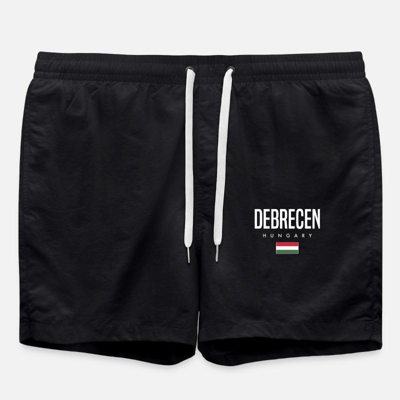 Debrecen, Hungary - Swim Trunks - black