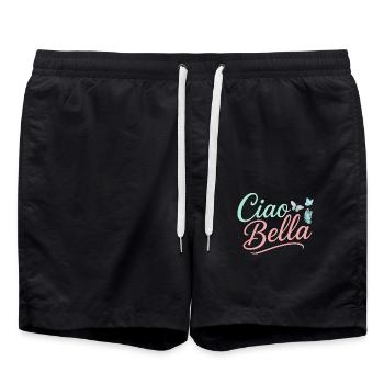 Ciao Bella - Badeshorts - Schwarz - Vorne - AI Model Male 185 light (185cm)