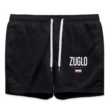Zuglo Ungarn - Badeshorts - Schwarz - Vorne - AI Model Male 185 light (185cm)