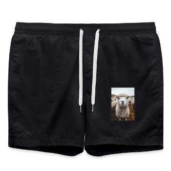 Mouton Mouton - Short de bain - noir - Devant - AI Model Male 185 light (185cm)