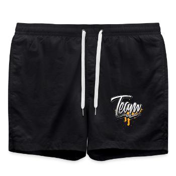 Équipe - Short de bain - noir - Devant - AI Model Male 185 light (185cm)