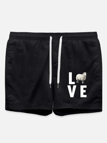 Sheep Sheep - Swim Trunks - black