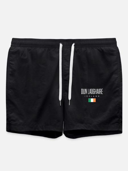Dun Laoghaire, Ireland - Swim Trunks - black