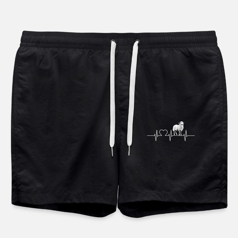 Sheep Sheep - Swim Trunks - black