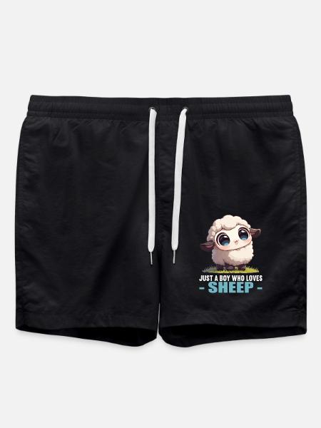 Sheep Sheep - Swim Trunks - black