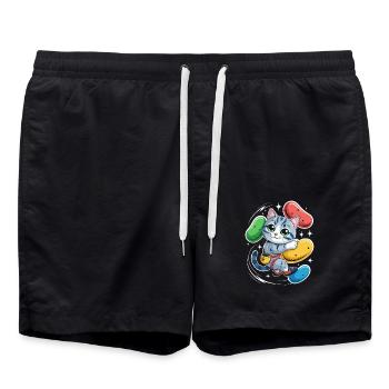 Chat Boulder - Short de bain - noir - Devant - AI Model Male 185 light (185cm)