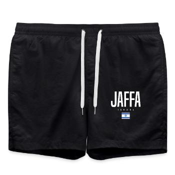 Jaffa Israel - Swim Trunks - black - Front - AI Model Male 185 light (185cm)