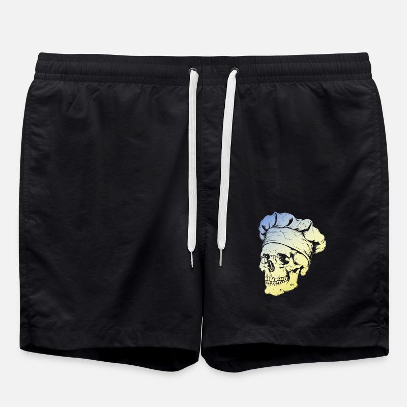 Chefkoch Skull - Badeshorts - Schwarz