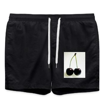 Cherry - Swim Trunks - black - Front - AI Model Male 185 light (185cm)