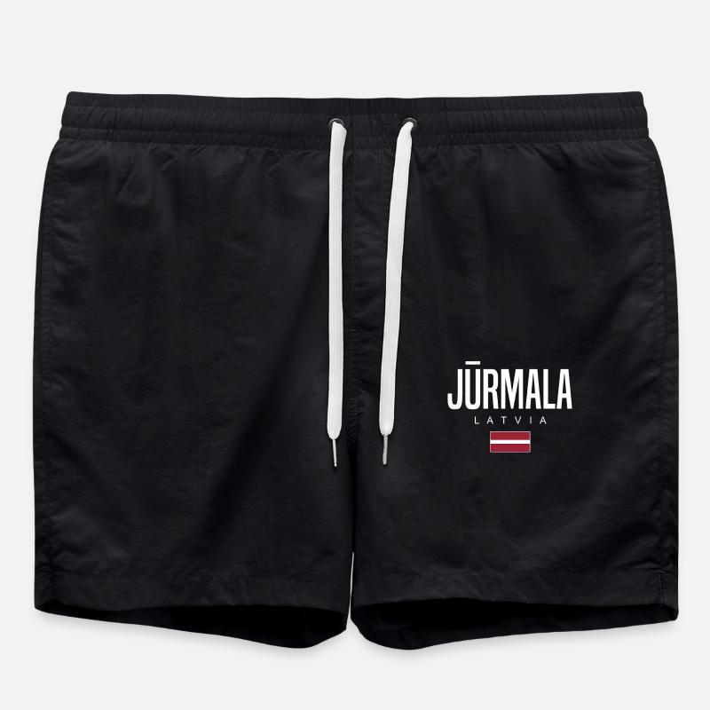 Jurmala, Latvia - Swim Trunks - black