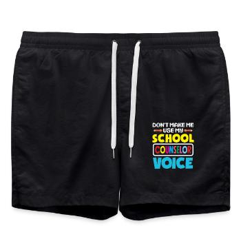 Lass Mich Nicht Meine Schulberater Stimme Nutzen - Badeshorts - Schwarz - Vorne - AI Model Male 185 light (185cm)
