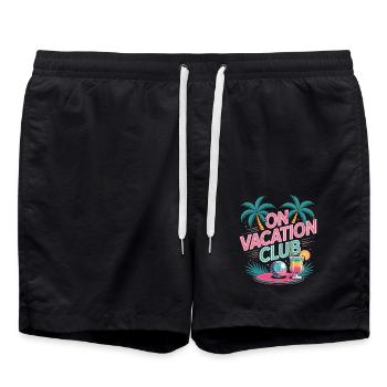 Vacation Club Festival d’été Vacances à la plage - Short de bain - noir - Devant - AI Model Male 185 light (185cm)